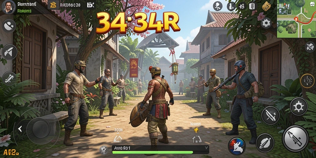 Tampilan screenshot utama 34R menyoroti pengalaman gameplay Simulation yang mendalam.