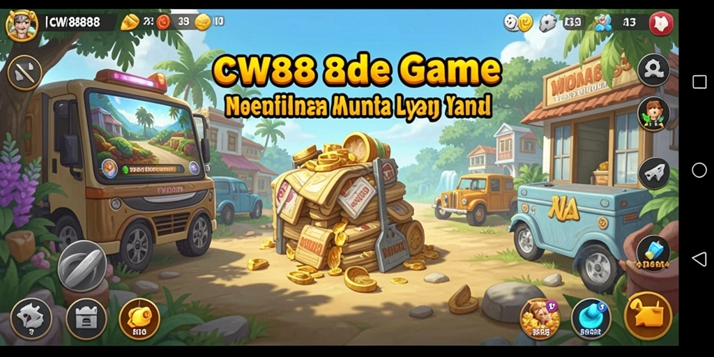 Tangkapan layar menunjukkan gameplay seru dari CW8888.