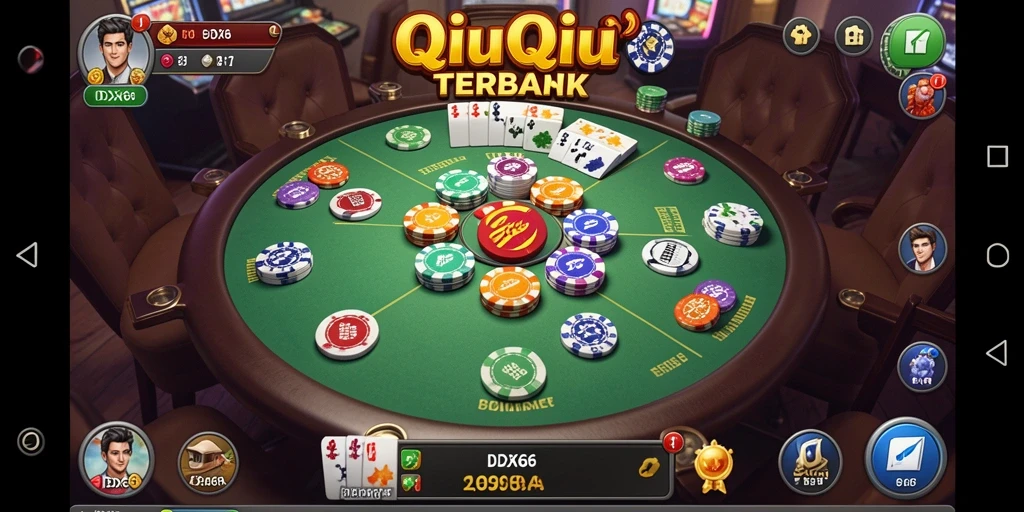 Gambaran gameplay QiuQiu yang seru di IDX66.