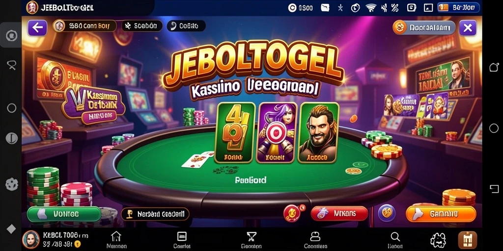 Tampilan menarik dari permainan Kasino di JEBOLTOGEL.