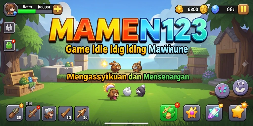 Tampilan gameplay MAMEN123 yang menarik dan seru.