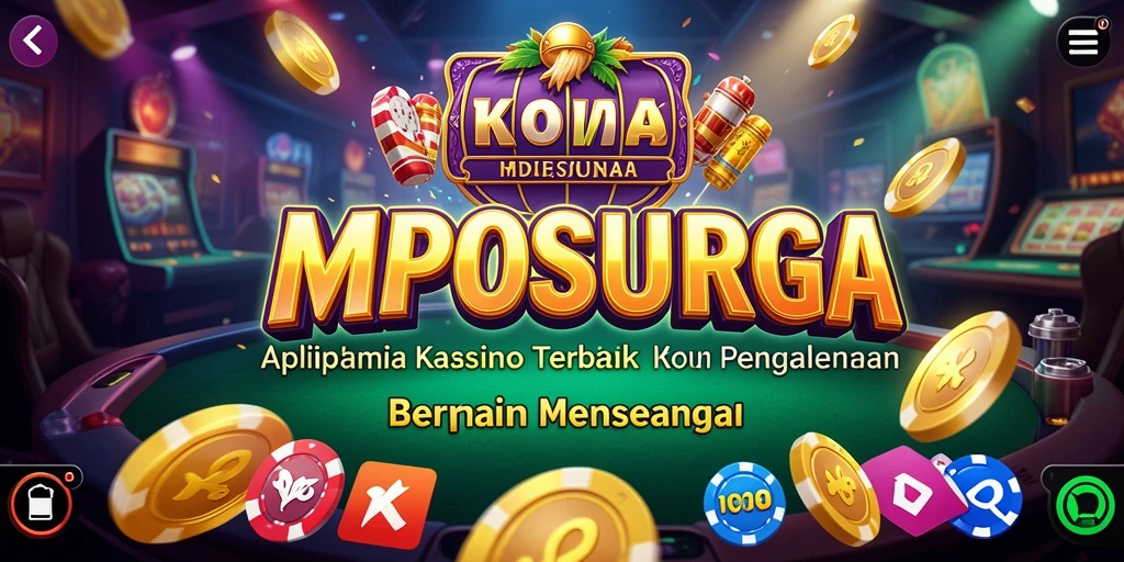 Screenshot gameplay MPOSURGA menampilkan suasana Kasino yang seru dan menarik.