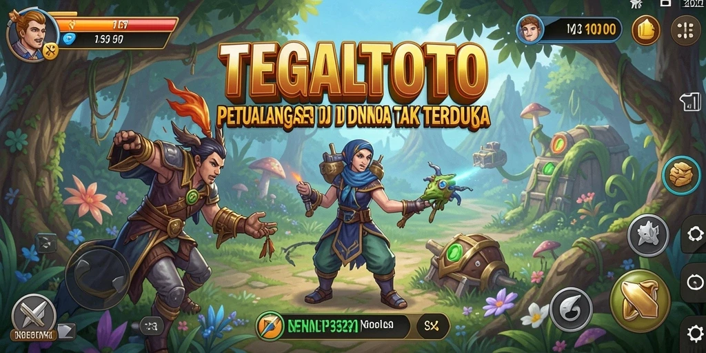 Tangkapan layar menampilkan aksi seru dalam TEGALTOTO yang penuh petualangan.