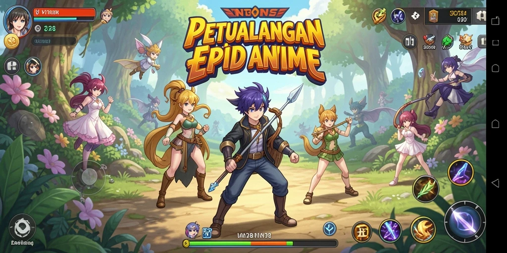 Tangkapan layar VT38 menampilkan aksi hebat dari karakter Anime dalam pertarungan.