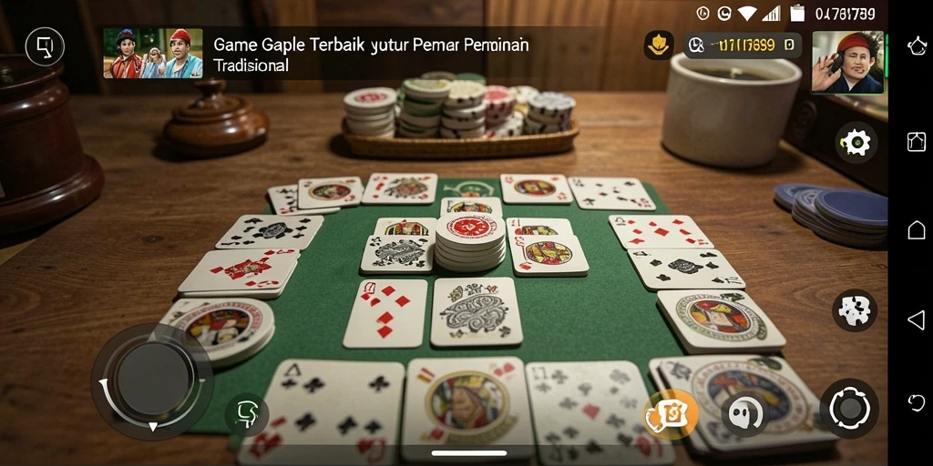 Tampilan gameplay Gaple yang menarik dan interaktif.
