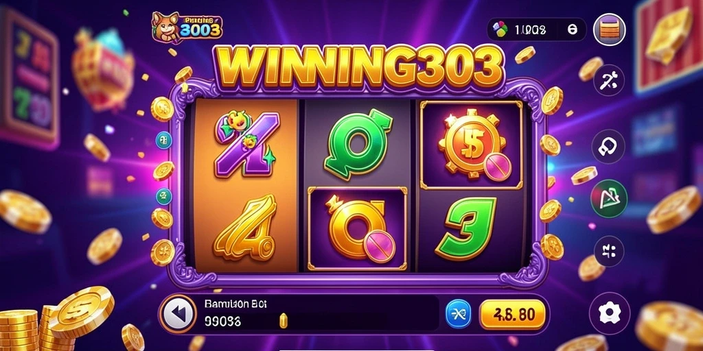 Tampilan gameplay Slot yang menarik dan penuh warna dalam WINNING303.