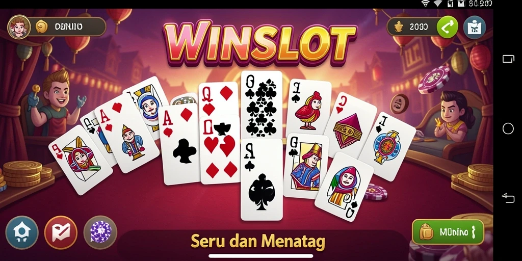 Screenshot gameplay WINSLOT yang menampilkan keseruan permainan Domino.